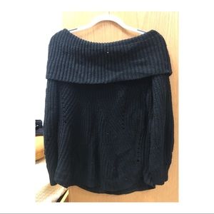 OFF THE SHOULDER SWEATER
